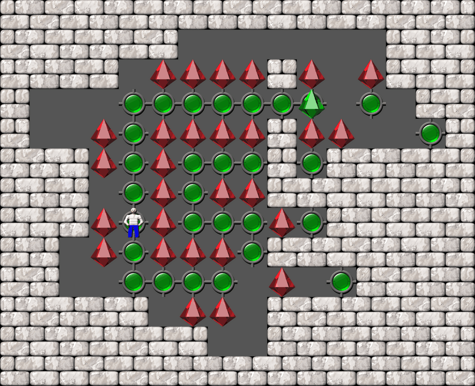 Сокобан More Bugs collections уровень 591